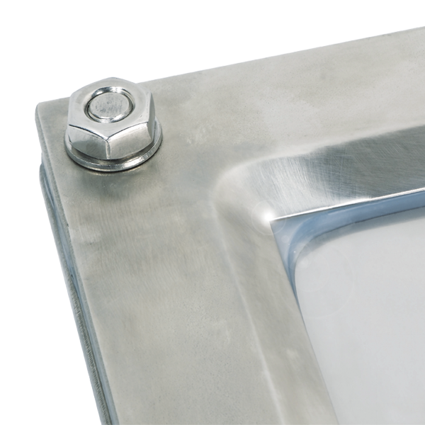 Mounting frame and flange